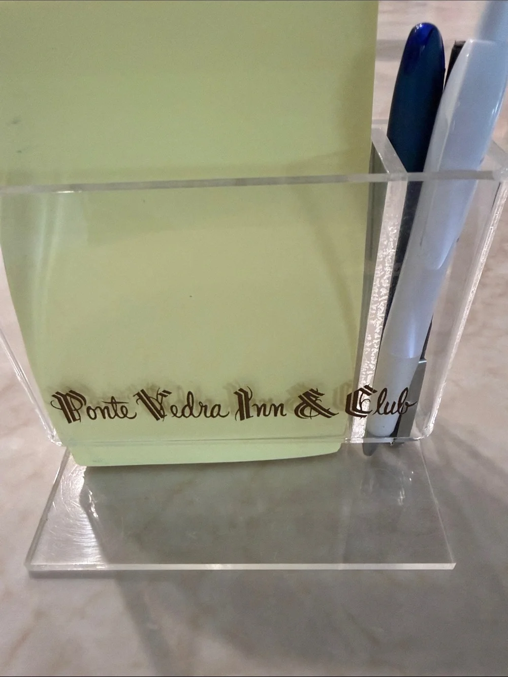 Ponte Vedra Inn and Club Memo Pad and Pen Holder